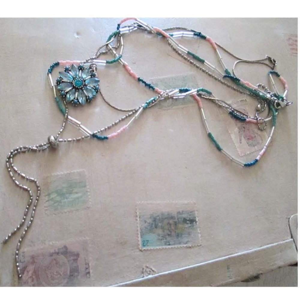 Turquoise Multi-Strand Necklace Combo